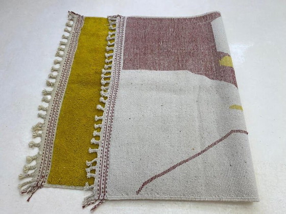 Tapis Marocain D’Atlas Traditionnel Artisanale Authentique 1,5/2,5 M – Ahrend, Wool (photo 3 of 8)