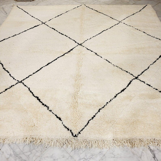Großer, handgefertigter Berberwollteppich, 250 x 250 cm – Teppiche & Läufer, Wool (photo 3 of 9)