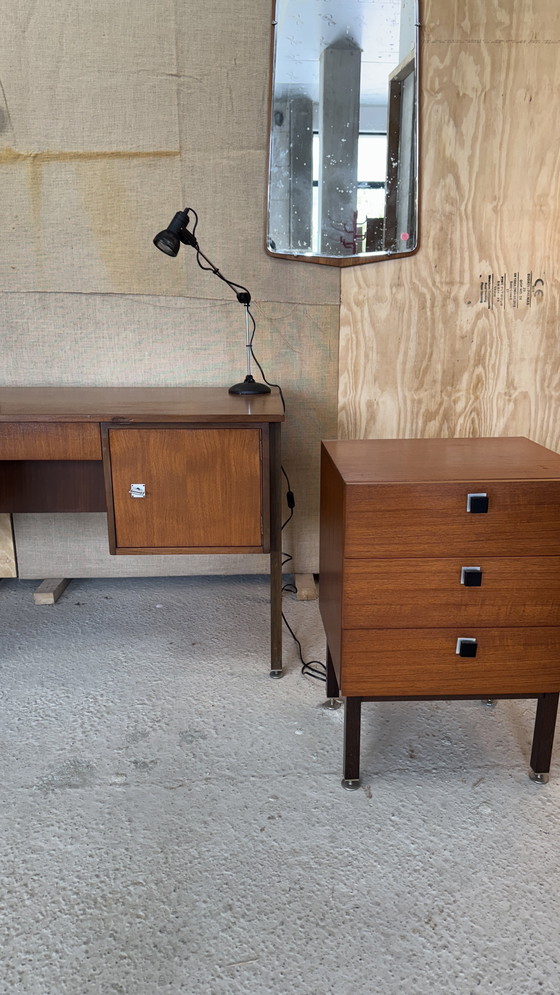 Image 1 of Vintage Freestanding Executive Desk