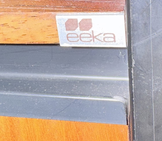 Image 1 of Prachtig groot vintage bureau van Eeka, jaren '70. 180 x 85 x 76 cm.
