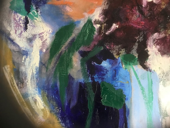 Image 1 of Die blaue Vase - abstrakt