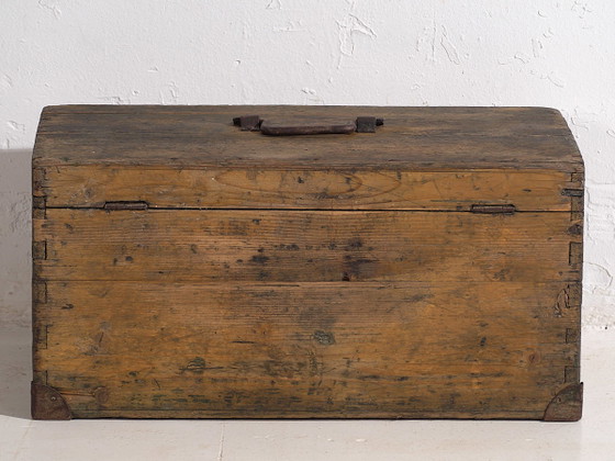 Small antique metal frame chest (c.1900) #3 – Chest of drawers, Rustic (photo 34 of 34)