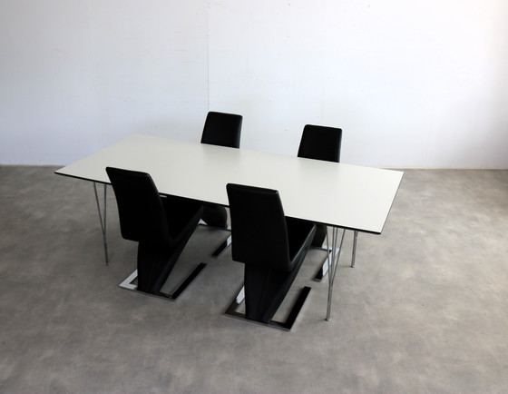 Image 1 of 4x Vintage Design Eetkamerstoelen