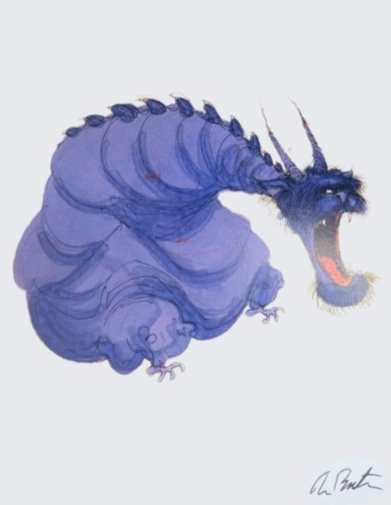 Image 1 of Tim Burton - Untitled - (The Cyclops of Lavender Smoke)