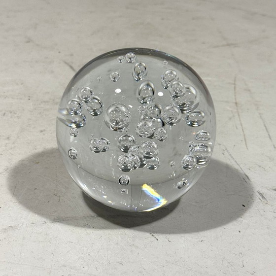 Image 1 of Glazen presse papier Zweden 1960's