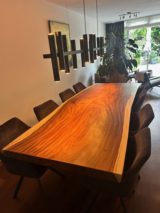 8 sillas de comedor giratorias Binn – Metal, Textile (photo 4 of 5)