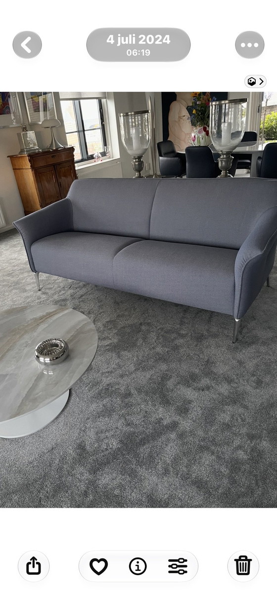 Beautiful sofa for sale due to circumstances, Leolux, 3-5 seaters, Other, Metal, Blue (photo 5 of 5)