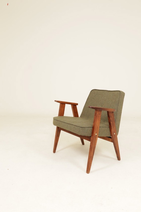 Image 1 of Coppia di poltrone lounge vintage con rivestimento in treccia verde, poltrone restaurate