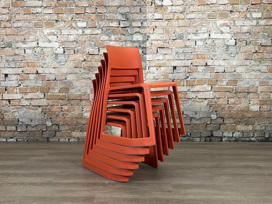 Image 1 of Vitra Tip Ton | Set of 6 | Orange