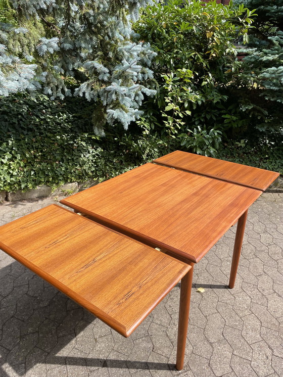 Image 1 of Mesa de comedor danesa de teca de Ansager AM Mobler