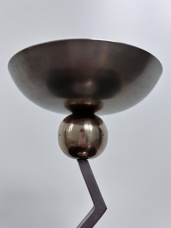 Image 1 of Zig-Zag vintage candle holder | Italy | 80s Memphis Milano inspired, postmodern Italian Design, Metal