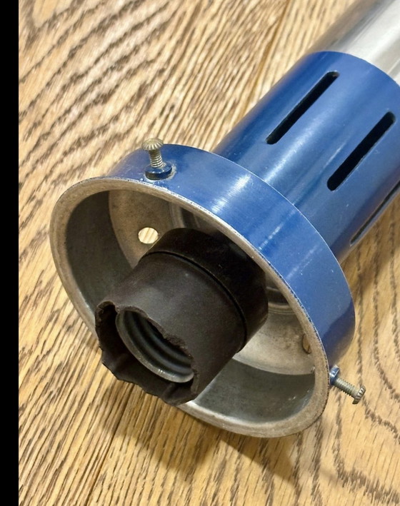 Image 1 of Vintage lamp met opalen bol.