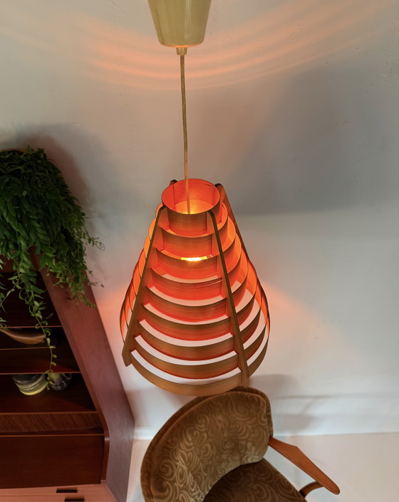 Image 1 of Lampada a sospensione vintage a stecche, Hans Agne Jakobsson anni '60