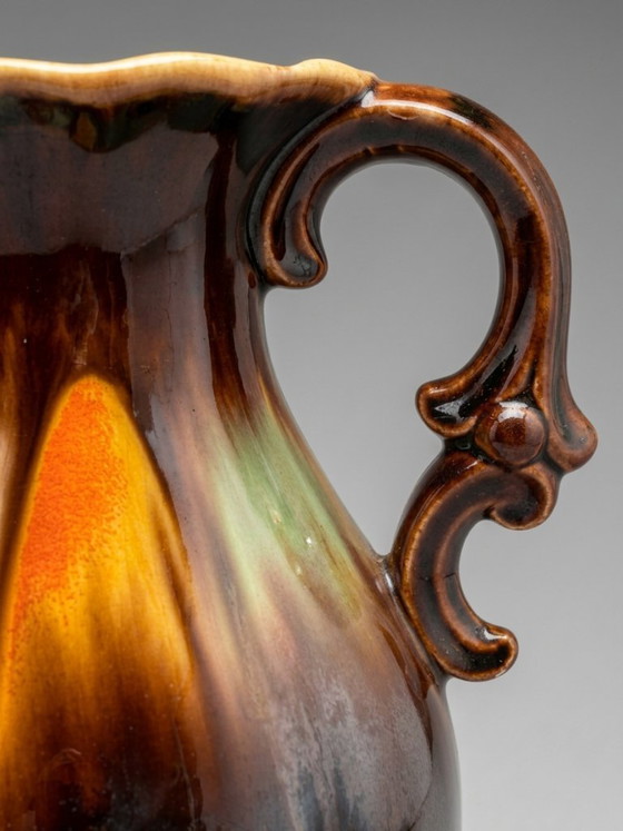 Dümler & Breiden – Two-Handled Glazed Ceramic Vase – Model 1110/19 (photo 7 of 9)
