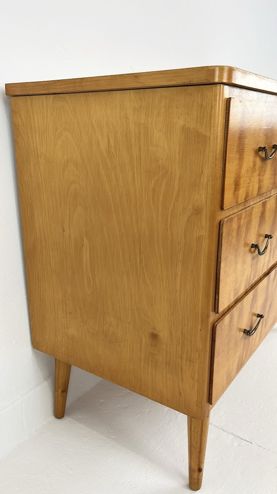 Cassettiera vintage svedese in legno – Cassettiere, Metallo (photo 9 of 10)
