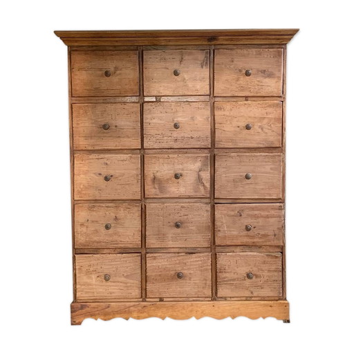 Vintage fourniturenkast – opbergkast, Wood