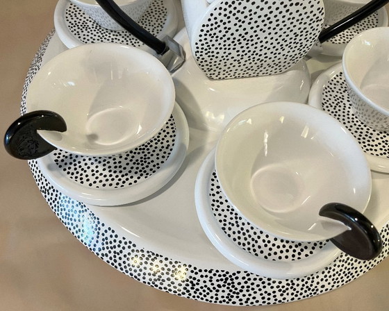 Centrotavola Massimo Materassi, Mas Italy, ceramica Memphis, set completo – Servizi da tavola, Metal (photo 18 of 18)