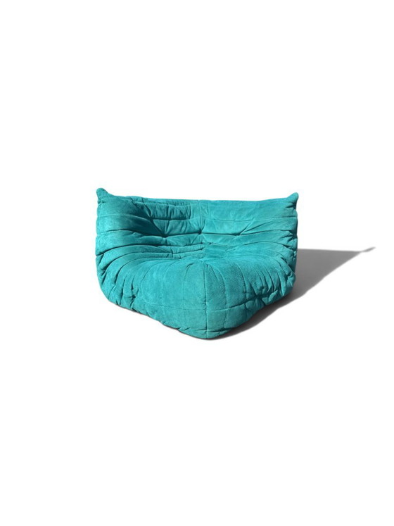 Divano Angolare Togo Turchese — Michel Ducaroy per Ligne Roset – Divani angolari, Velvet (photo 9 of 21)