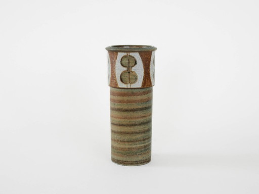 Keramikvase, dänisches Design, 1960er Jahre, Hersteller: Søholm, Designer: Svend Åage Jensen