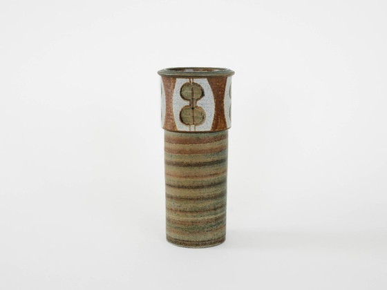 Image 1 of Keramikvase, dänisches Design, 1960er Jahre, Hersteller: Søholm, Designer: Svend Åage Jensen