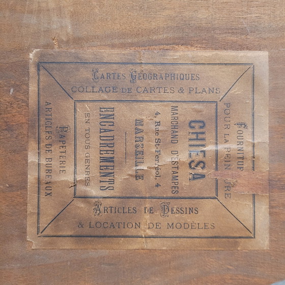 Image 1 of Huile sur panneau « Marina », École française, XIXe/XXe siècle – France