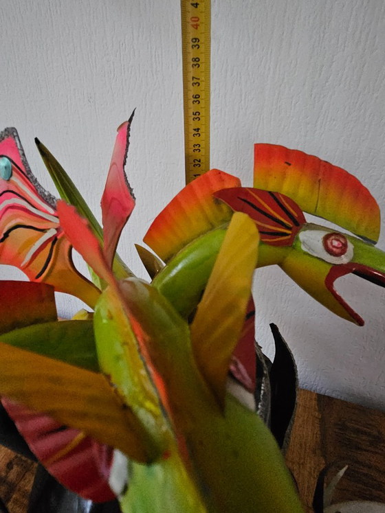 Magnifique Masque de Carnaval Diablada Bolivien Traditionnel – Objets déco, Aluminium, Autre (photo 21 of 24)