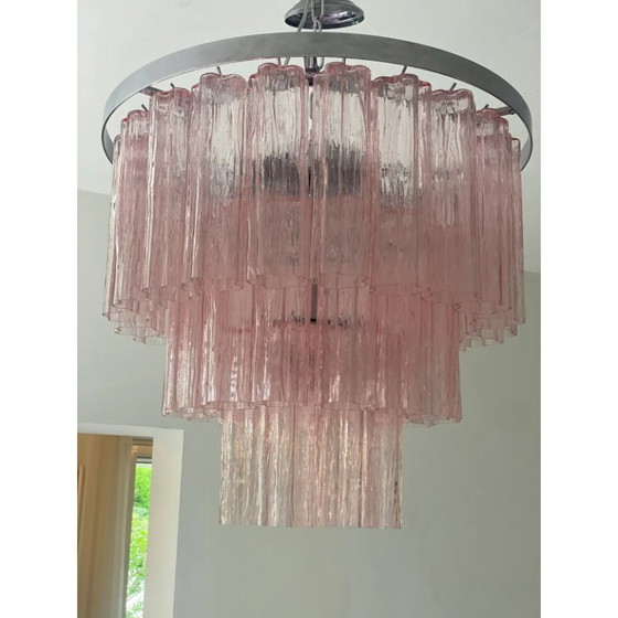 Image 1 of Lustre contemporain « Tronchi » en verre de Murano de style Venini