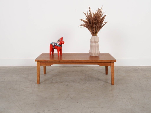 Oak coffee table, Danish design, 1970s, production: Denmark