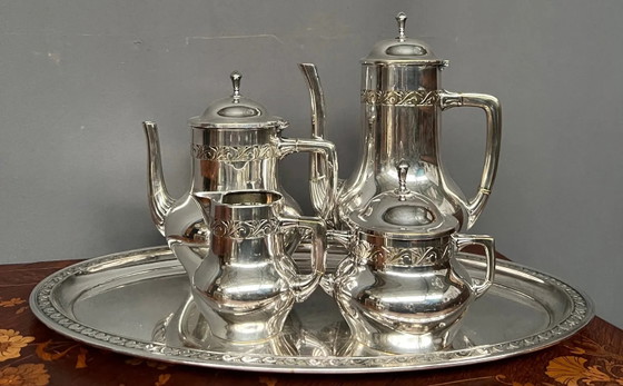 Art Deco tea and coffee service – Kitchen accessories, Metal (photo 3 of 9)