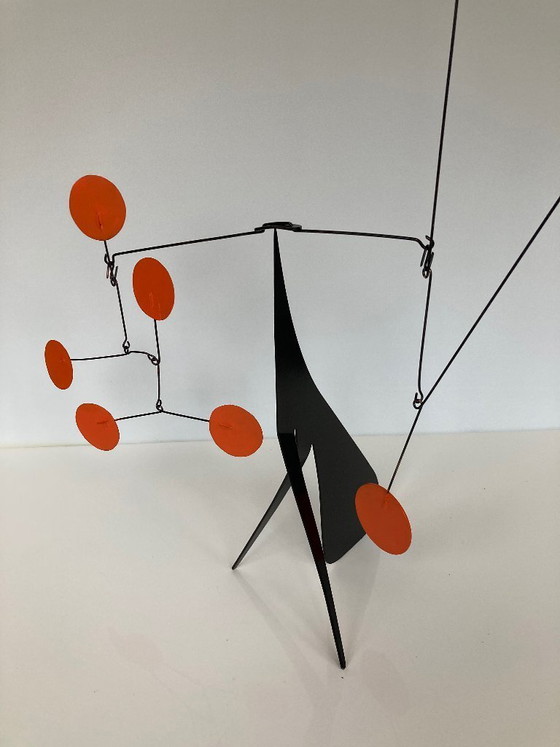 Image 1 of Black Stabile, 7 Discs, 1 Flag Mobile