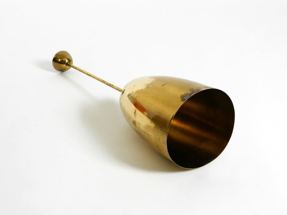 Image 1 of Beautiful height-adjustable original Mid Century Modern brass pendant lamp