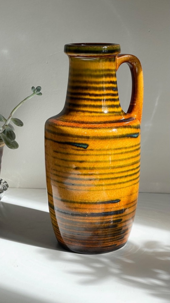 Image 1 of Vintage Amphora Vase - West Germany