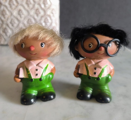 Figuras vintage de goma