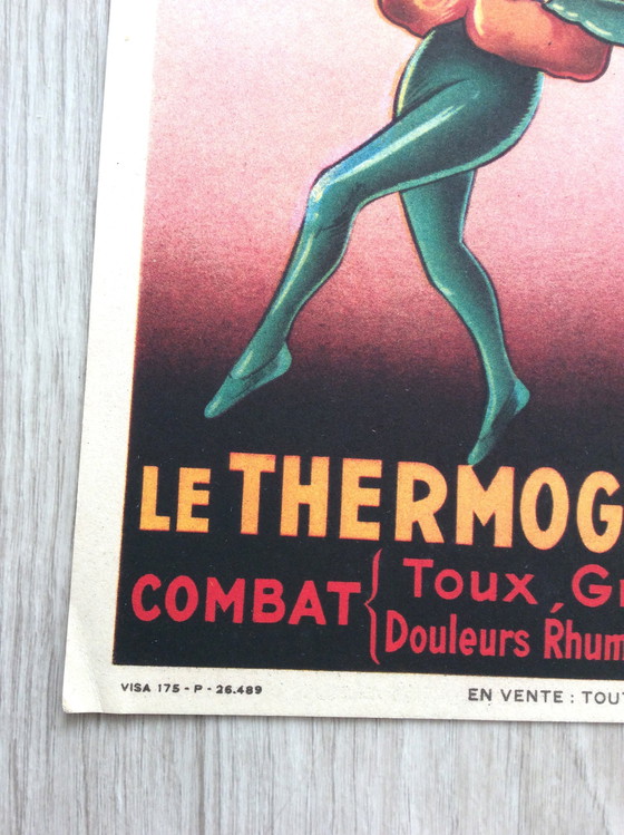 Image 1 of Leonetto Cappiello Art Deco Origineel Mini Affiche Poster Le Thermogène