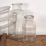 Fiaschette trasparenti antiche (c.1920). Set di 2 pezzi #55 – Bicchieri e caraffe, Glass (photo 6 of 16)