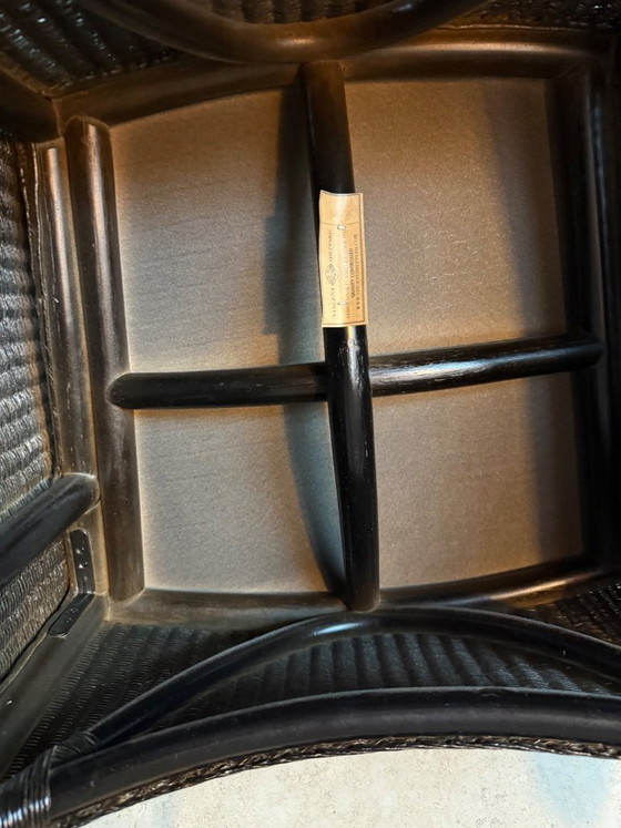 Image 1 of 6 Vincent Sheppard black lloyd loom stoelen 