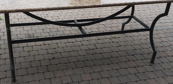 Image 1 of Mesa de comedor/jardín de granito