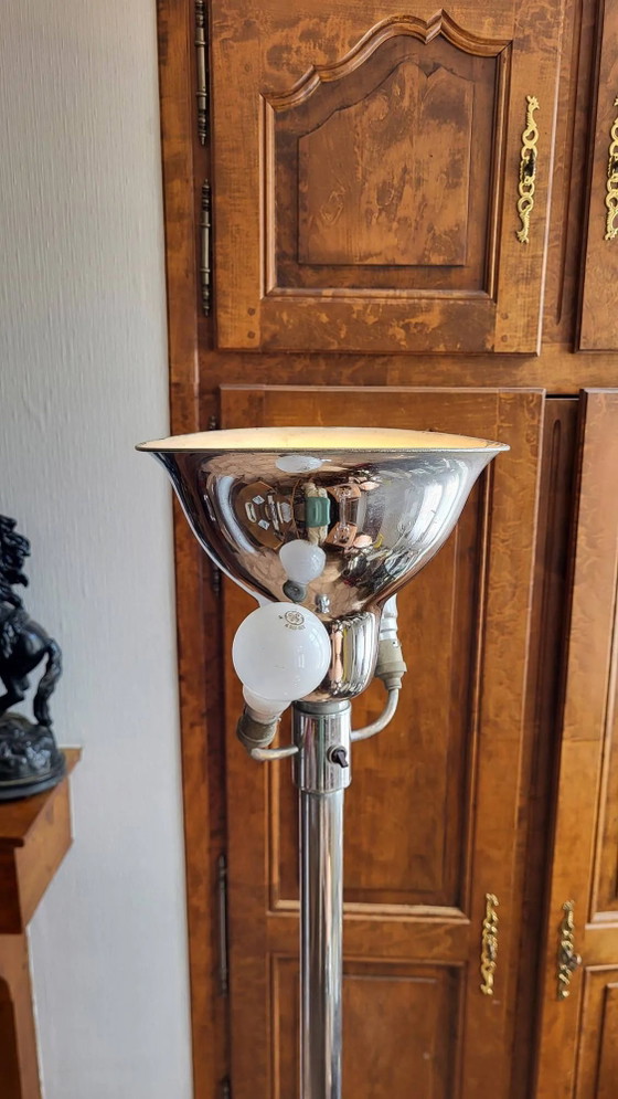 Lampada da terra Art Déco – Lampade da terra, Aluminium, Cast Iron, Art Deco (photo 6 of 7)