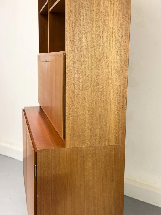 Libreria vintage in teak con scrivania di Omann Jun, anni '60 – Librerie, Scandinavian (photo 27 of 31)