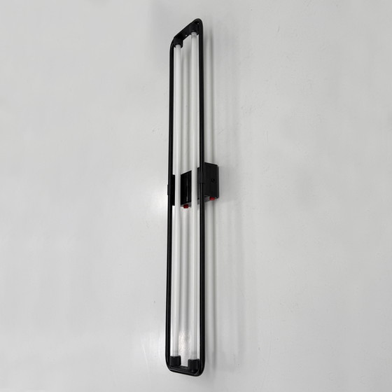 Image 1 of Lampada da parete al neon nero di Gian N. Gigante per Zerbetto, anni '80