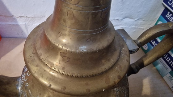 Image 1 of vintage koperen marokkaanse theepot 