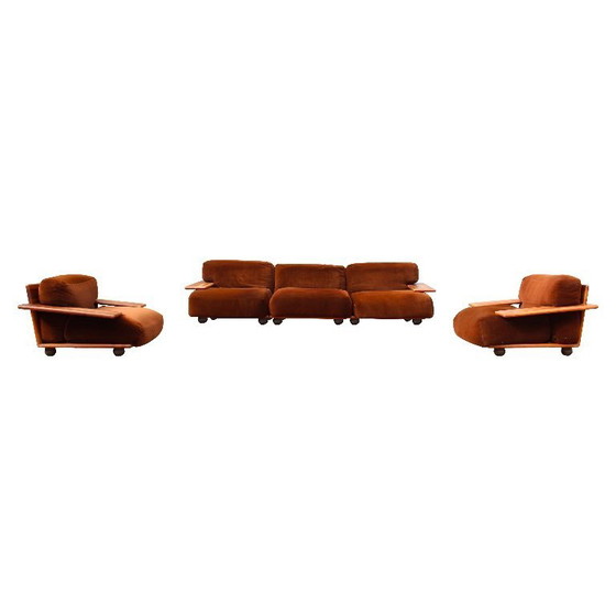 Image 1 of 2x poltrone pianura di mario bellini per cassina, italia, 1970s