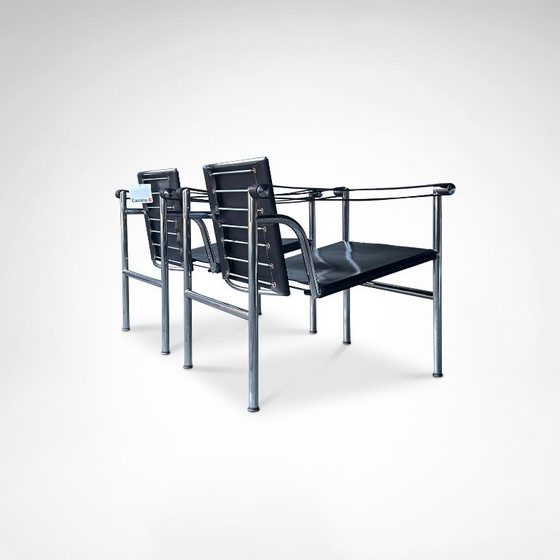 Image 1 of Fauteuil LC1 (première version) de Le Corbusier et al. pour Cassina, années 1970, lot de 2