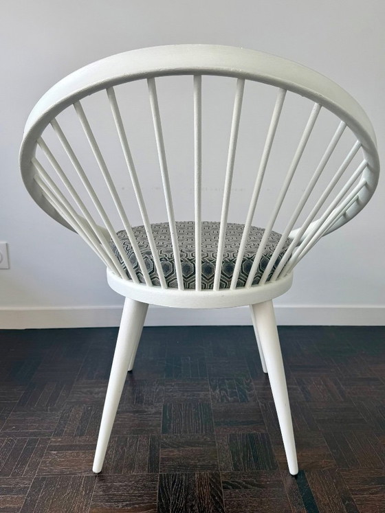 Skandinavischer Sessel 1960 Yngve Ekstrom – Stühle und Loungesessel, Textile, Wood (photo 5 of 10)