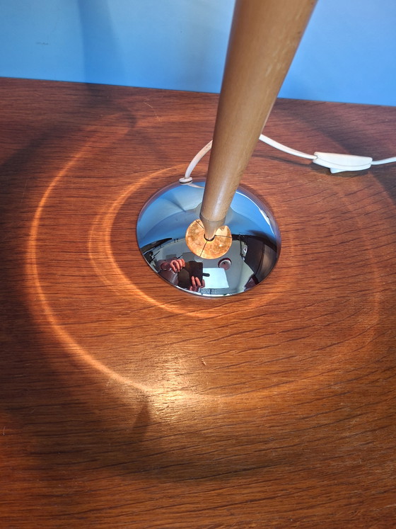 Image 1 of Jolie lampe champignon vintage en verre