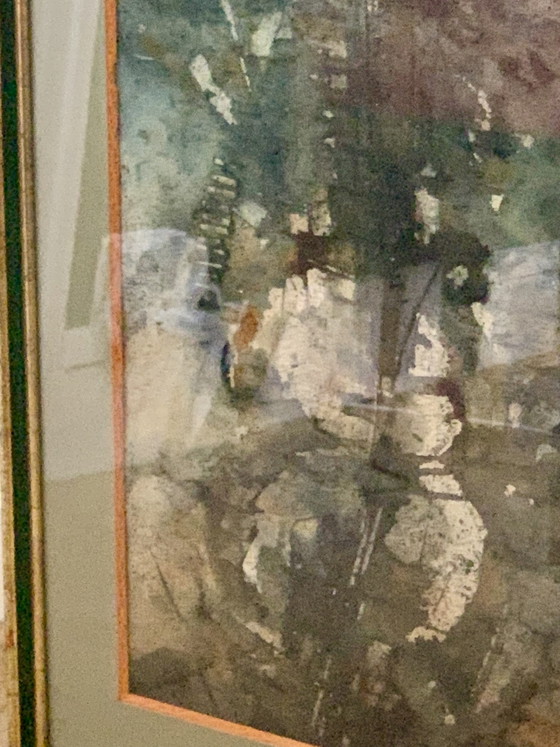 Guitare : Aquarelle Originale -Slava Saveliev (1944-2013) - Provenance Atelier 1993 – Photographies, Paper (photo 21 of 26)