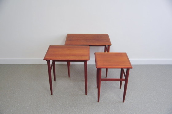 Vintage Teak Mimiset X3 – Side tables, Wood (photo 2 of 5)