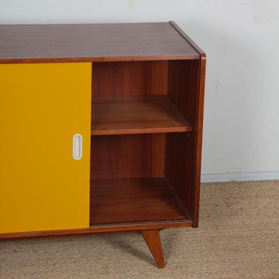 Image 1 of Yellow and white chest of drawers by Jiri Jiroutek, model U-452, 1960