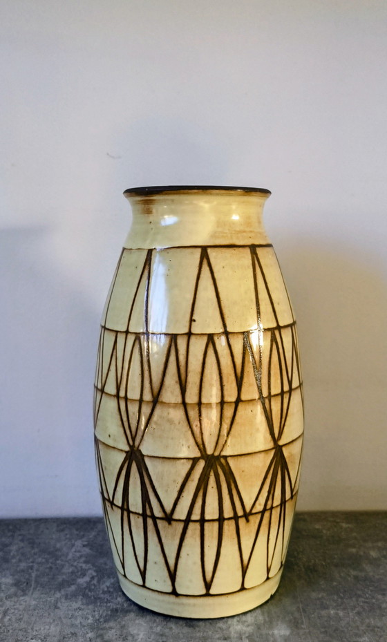 Image 1 of Glazed ceramic Art Deco vase