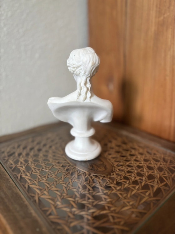 Image 1 of Buste de Vénus – albâtre pur – style académique classique et sombre